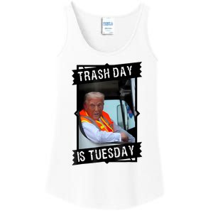 Trump Garbage Truck Trash Day Is Tuesday Ladies Essential Tank