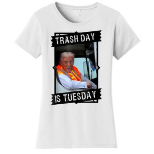 Trump Garbage Truck Trash Day Is Tuesday Women's T-Shirt