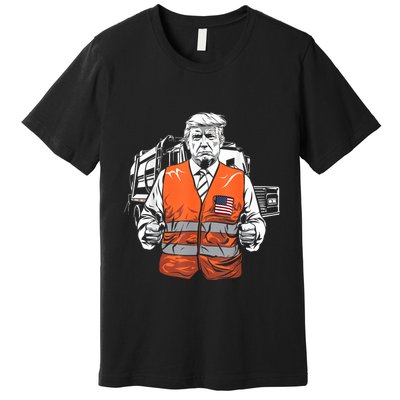 Trump Garbage Truck Vest Premium T-Shirt