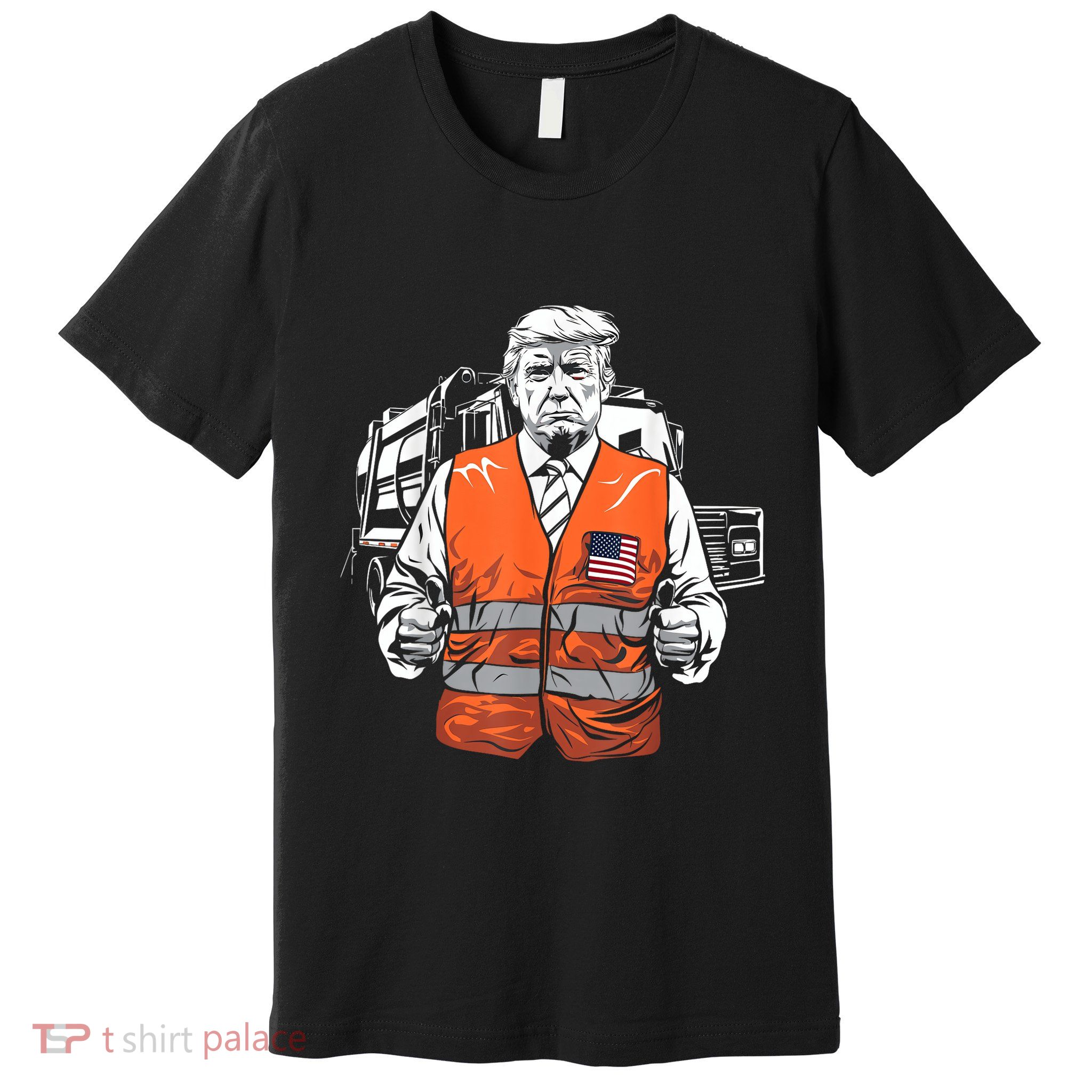 Trump Garbage Truck Vest Premium T-Shirt