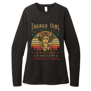 Taurus Girl The Soul Of A Witch The Fire OfThe Soul Of A Witch The Fire Womens CVC Long Sleeve Shirt