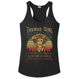 Taurus Girl The Soul Of A Witch The Fire OfThe Soul Of A Witch The Fire Ladies PosiCharge Competitor Racerback Tank