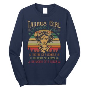 Taurus Girl The Soul Of A Witch The Fire OfThe Soul Of A Witch The Fire Long Sleeve Shirt