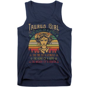 Taurus Girl The Soul Of A Witch The Fire OfThe Soul Of A Witch The Fire Tank Top