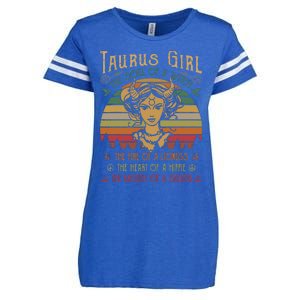 Taurus Girl The Soul Of A Witch The Fire OfThe Soul Of A Witch The Fire Enza Ladies Jersey Football T-Shirt