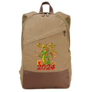 TET GIAP THIN Chuc Mung Nam Moi Vietnamese New Year 2024 Cotton Canvas Backpack