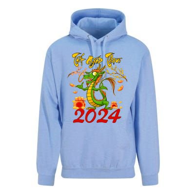 TET GIAP THIN Chuc Mung Nam Moi Vietnamese New Year 2024 Unisex Surf Hoodie