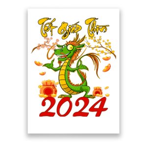 TET GIAP THIN Chuc Mung Nam Moi Vietnamese New Year 2024 Poster