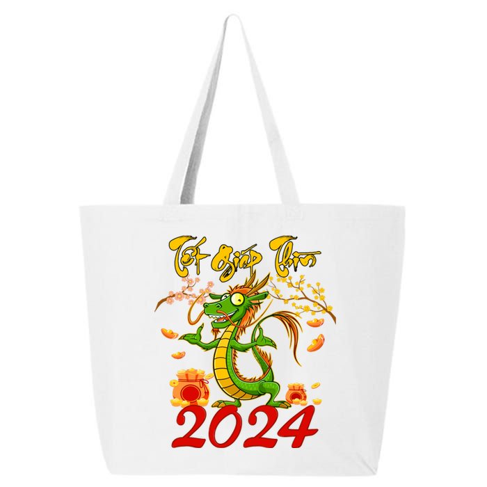 TET GIAP THIN Chuc Mung Nam Moi Vietnamese New Year 2024 25L Jumbo Tote