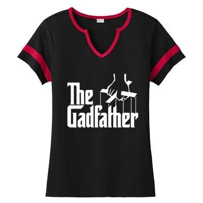 The Gadfather Ladies Halftime Notch Neck Tee