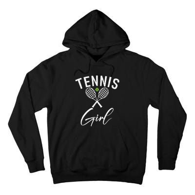 Tennis Girl Tall Hoodie