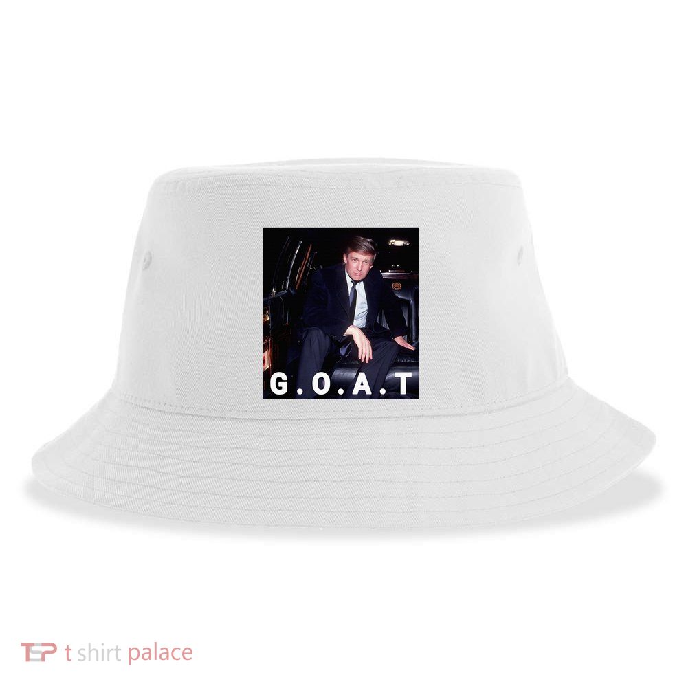 Trump Goat Trump 2024 Sustainable Bucket Hat