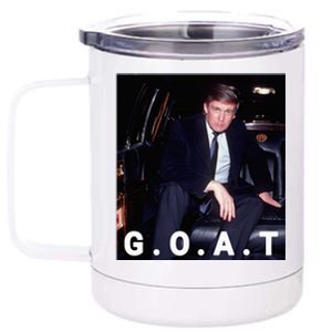 Trump Goat Trump 2024 12 oz Stainless Steel Tumbler Cup