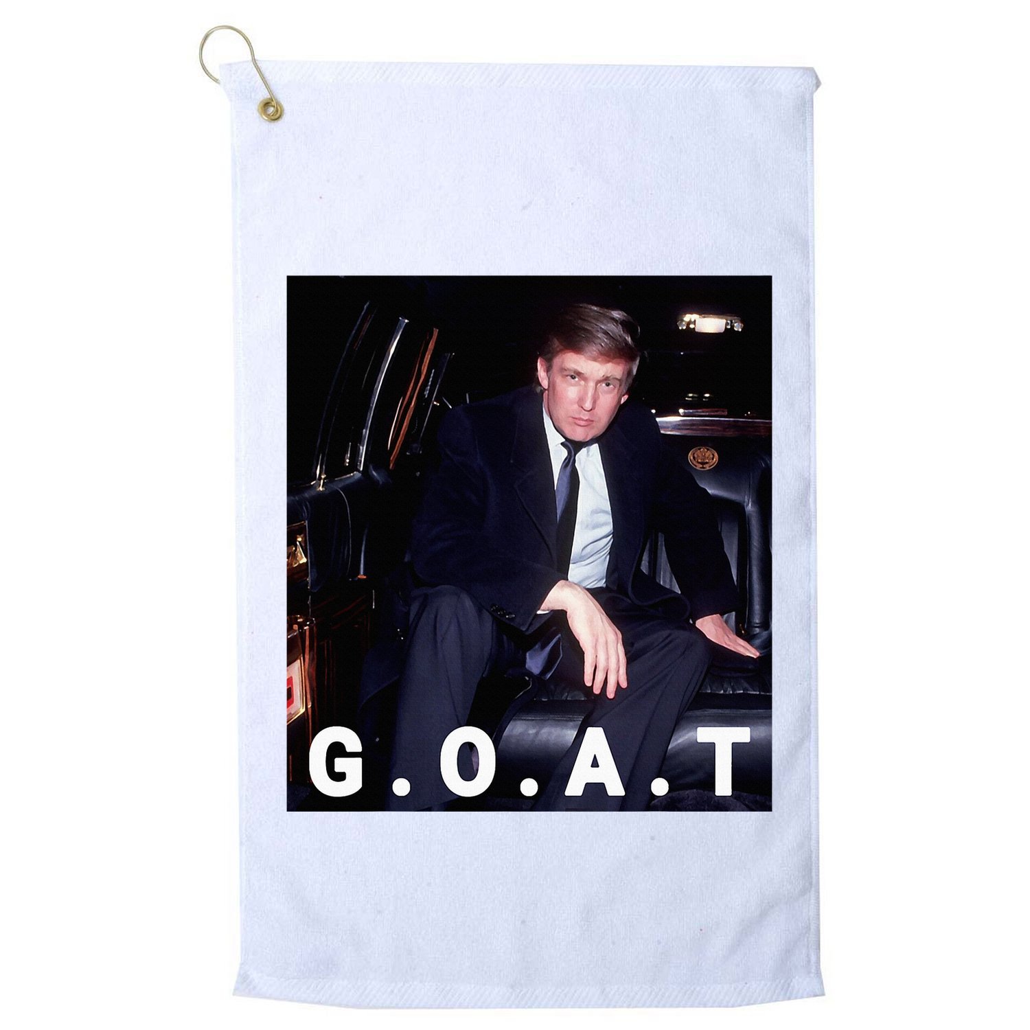Trump Goat Trump 2024 Golf Towel