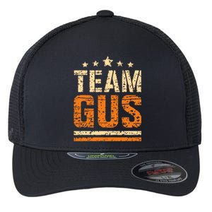 Team Gus ThatS My Dad Gus Support Saying Flexfit Unipanel Trucker Cap