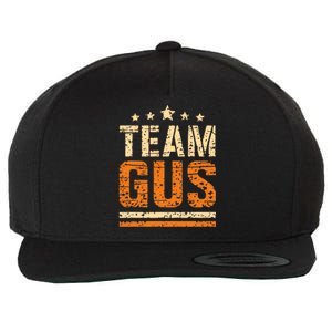 Team Gus ThatS My Dad Gus Support Saying Wool Snapback Cap