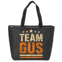 Team Gus ThatS My Dad Gus Support Saying Zip Tote Bag