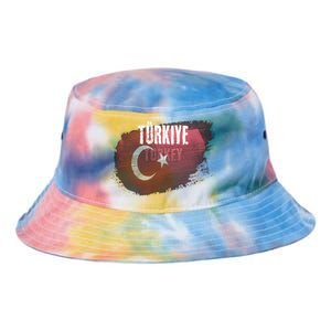 Turkey Grunge Turkish Flag Gift Tie Dye Newport Bucket Hat