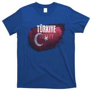 Turkey Grunge Turkish Flag Gift T-Shirt