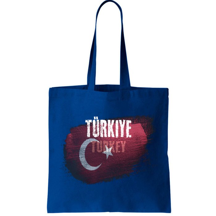 Turkey Grunge Turkish Flag Gift Tote Bag