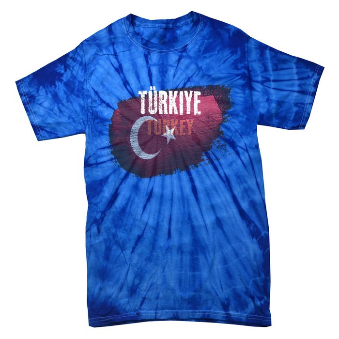 Turkey Grunge Turkish Flag Gift Tie-Dye T-Shirt