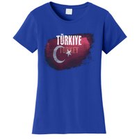 Turkey Grunge Turkish Flag Gift Women's T-Shirt