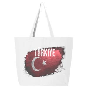 Turkey Grunge Turkish Flag Gift 25L Jumbo Tote