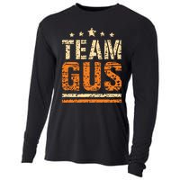 Team Gus Thats My Dad Gus Support Saying Cooling Performance Long Sleeve Crew