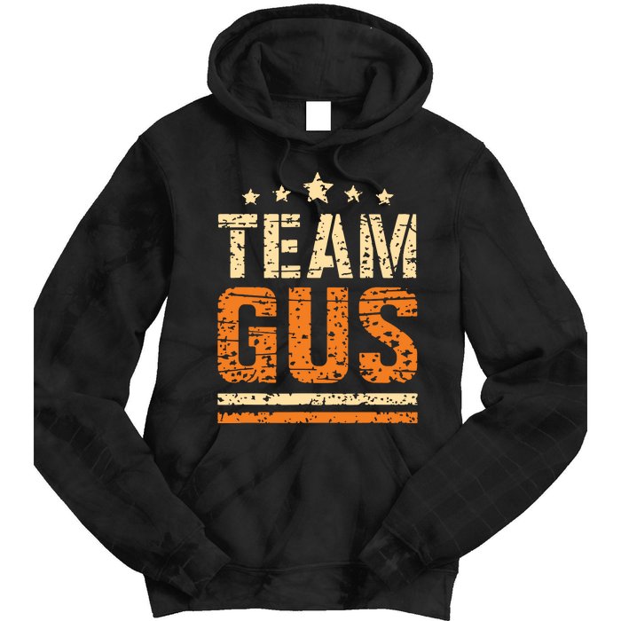 Team Gus Thats My Dad Gus Support Saying Tie Dye Hoodie