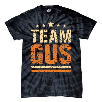 Team Gus Thats My Dad Gus Support Saying Tie-Dye T-Shirt