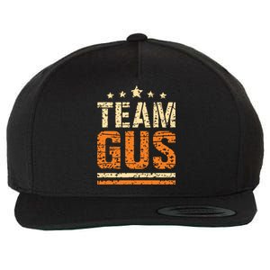 Team Gus Thats My Dad Gus Support Saying Wool Snapback Cap