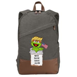 Trump Garbage Cotton Canvas Backpack