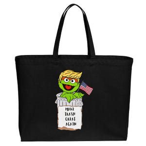 Trump Garbage Cotton Canvas Jumbo Tote