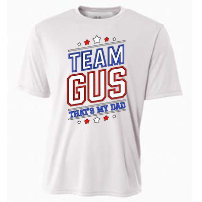 Team Gus ThatS My Dad Gus Support Saying Cooling Performance Crew T-Shirt