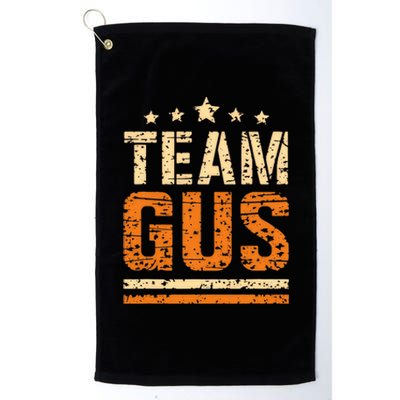 Team Gus ThatS My Dad Gus Support Saying Platinum Collection Golf Towel