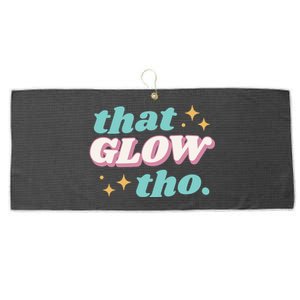 That Glow Tho Beauty Large Microfiber Waffle Golf Towel