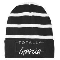 Totally Garcia Striped Beanie with Solid Band