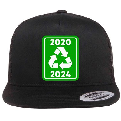 Trump Garbage Flat Bill Trucker Hat