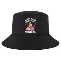 These Gays! Theyre Trying To Murder Me! Funny Quote Cool Comfort Performance Bucket Hat