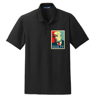 Trump Guilty Dry Zone Grid Polo