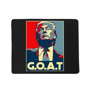 Trump Girl Trump 2024 Election Us American Flag Mousepad