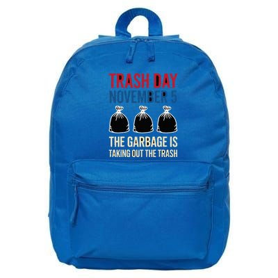 Trump Garbage Trash Day November 5 Garbage Taking Out Trash 16 in Basic Backpack