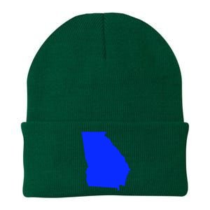 Turn Georgia To Blue Proud Democrat Design Knit Cap Winter Beanie