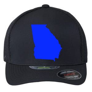 Turn Georgia To Blue Proud Democrat Design Flexfit Unipanel Trucker Cap