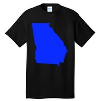 Turn Georgia To Blue Proud Democrat Design Tall T-Shirt