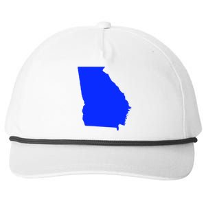 Turn Georgia To Blue Proud Democrat Design Snapback Five-Panel Rope Hat