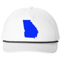 Turn Georgia To Blue Proud Democrat Design Snapback Five-Panel Rope Hat