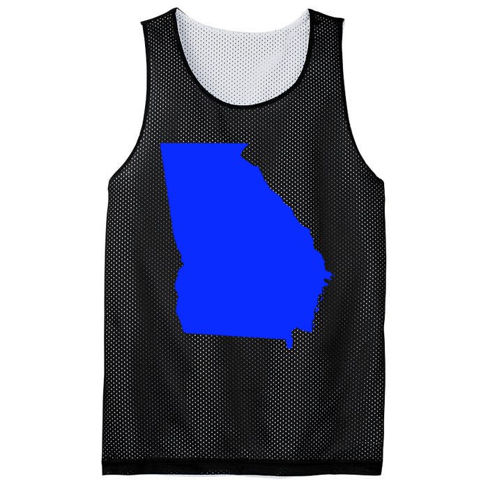 Turn Georgia To Blue Proud Democrat Design Mesh Reversible Basketball Jersey Tank