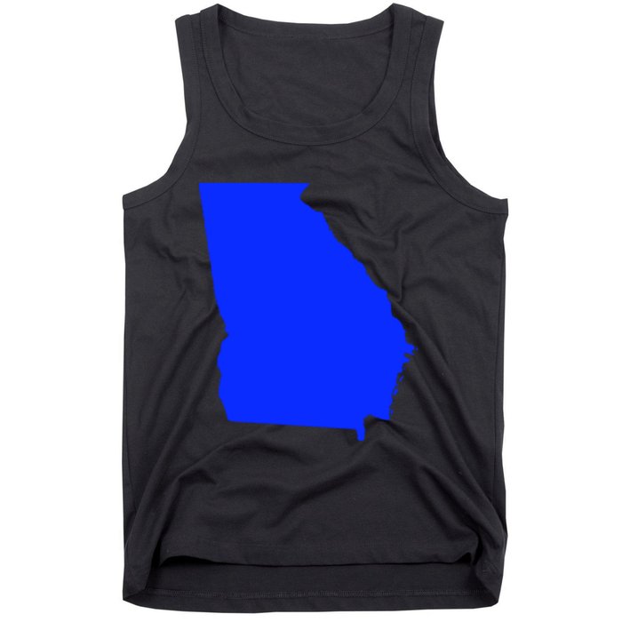 Turn Georgia To Blue Proud Democrat Design Tank Top