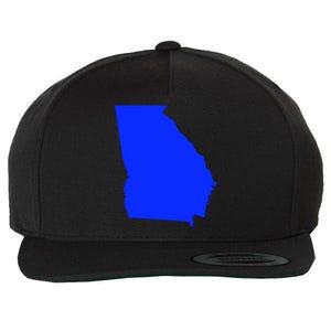 Turn Georgia To Blue Proud Democrat Design Wool Snapback Cap